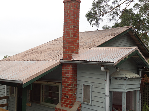 Before Roof Restoration